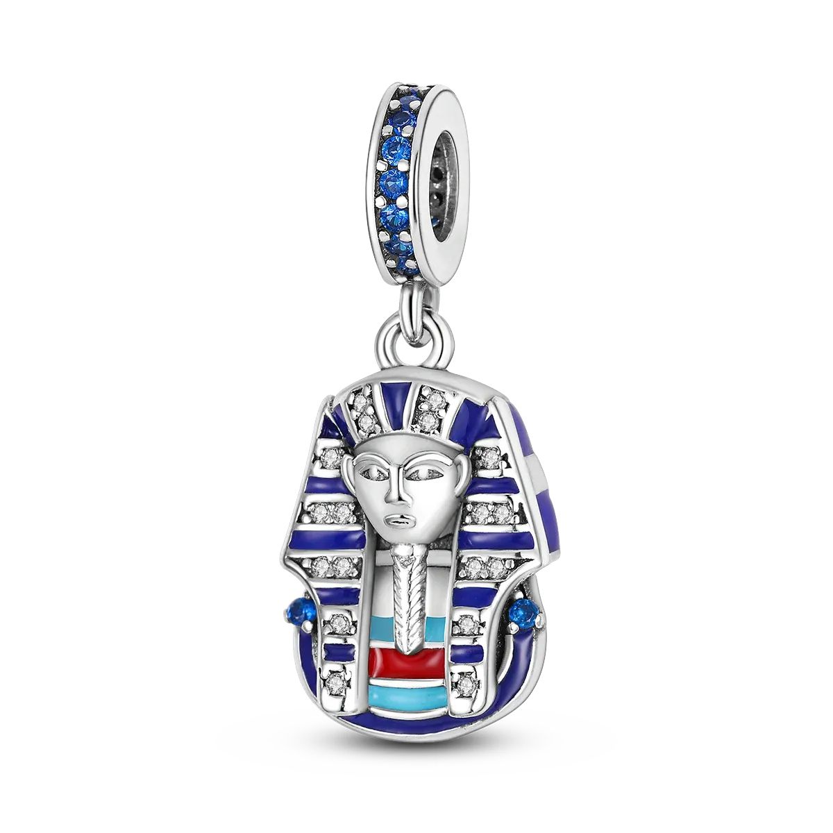 ### Egypt Pharaoh Dangle Charm Enamel Beads