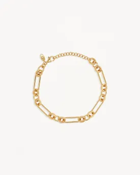 18k Gold Vermeil Shield Bracelet