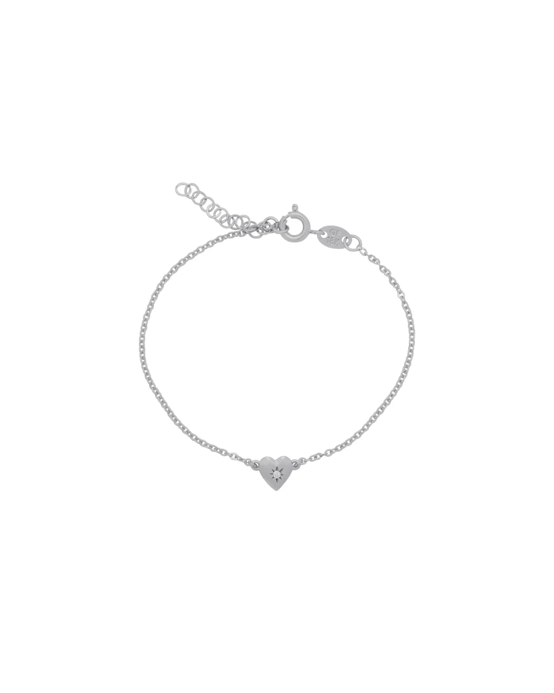 Amour Heart Bracelet - Sterling Silver