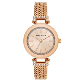 Anne Klein Rose Gold Mesh Women's Watch - AK1906RGRG