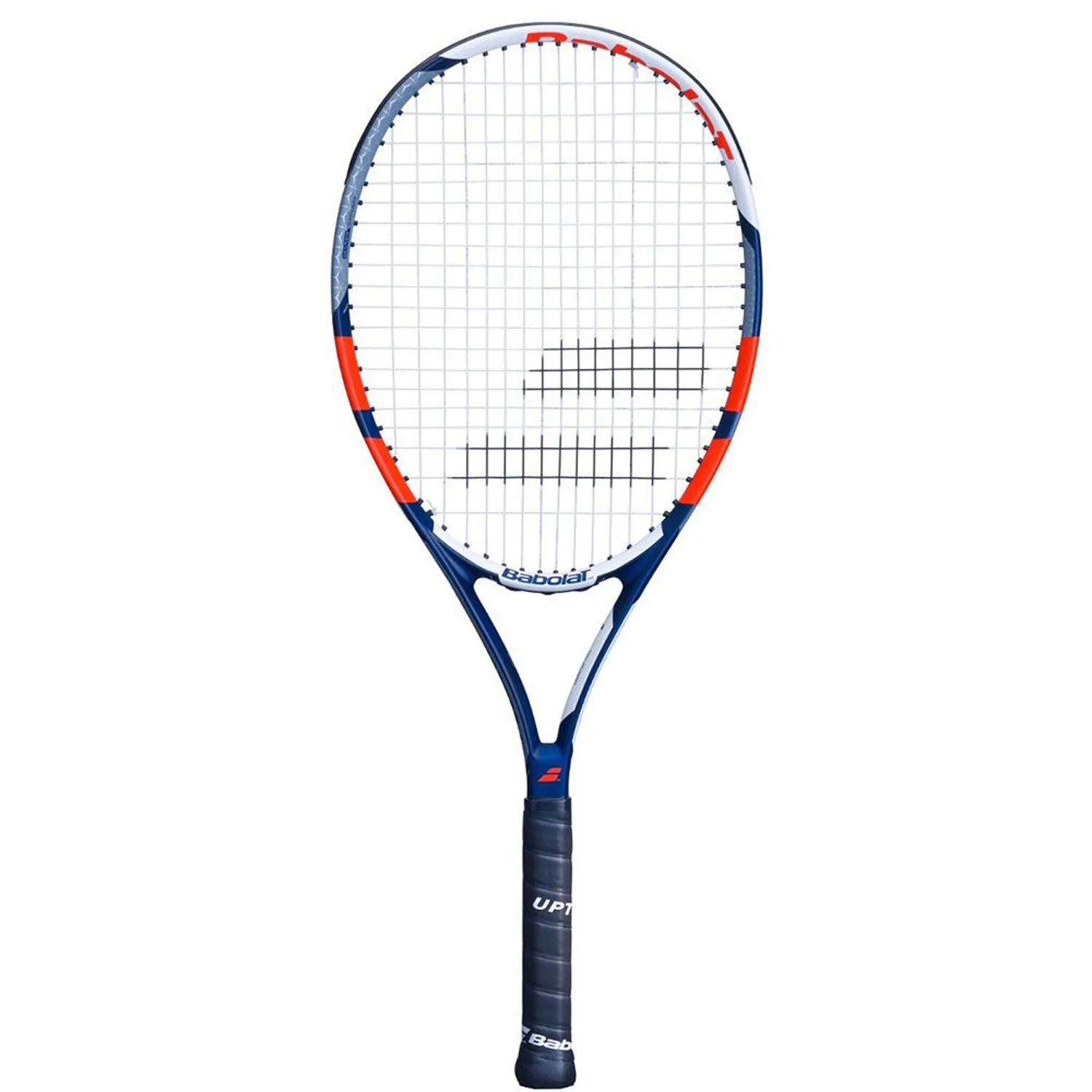 Babolat Pulsion 105 Strung Tennis Racquet - Grey/Red/Blue/White