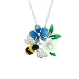 Blooming Blue Necklace