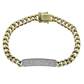 Bracelet in 18k Gold with Diamonds