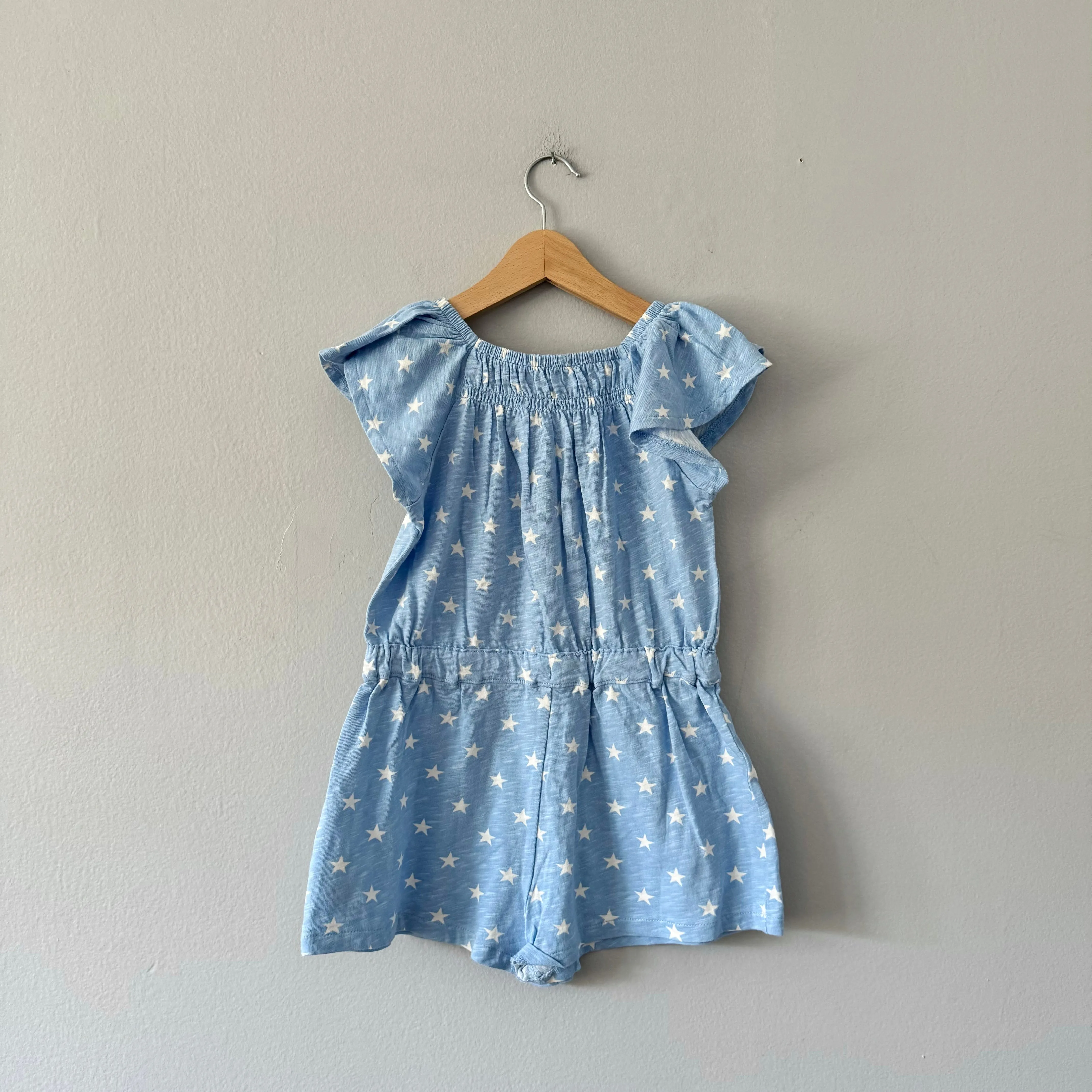 Crewcuts / Light blue x star jumpsuit - New with tag / 4Y