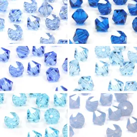 Crystal 5mm Bicone Blue Bundle - Pack of 6