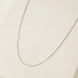 Dion Long Necklace Silver