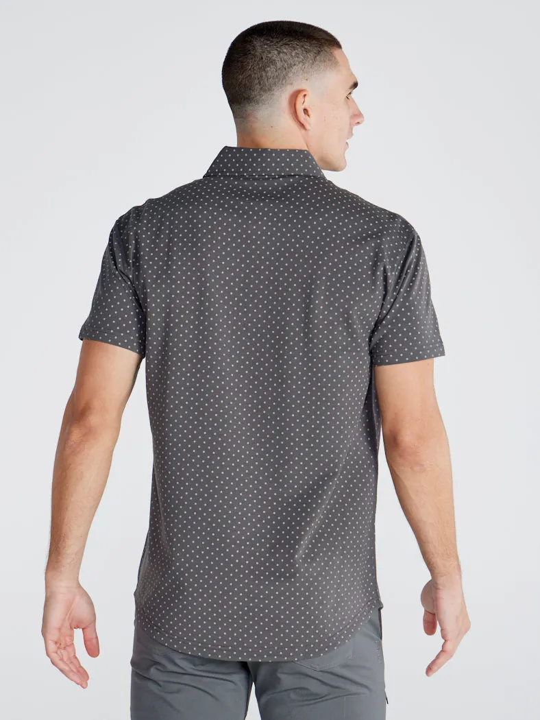 Drop-Cut: LUX Dotted Polo <!-- Size M -->