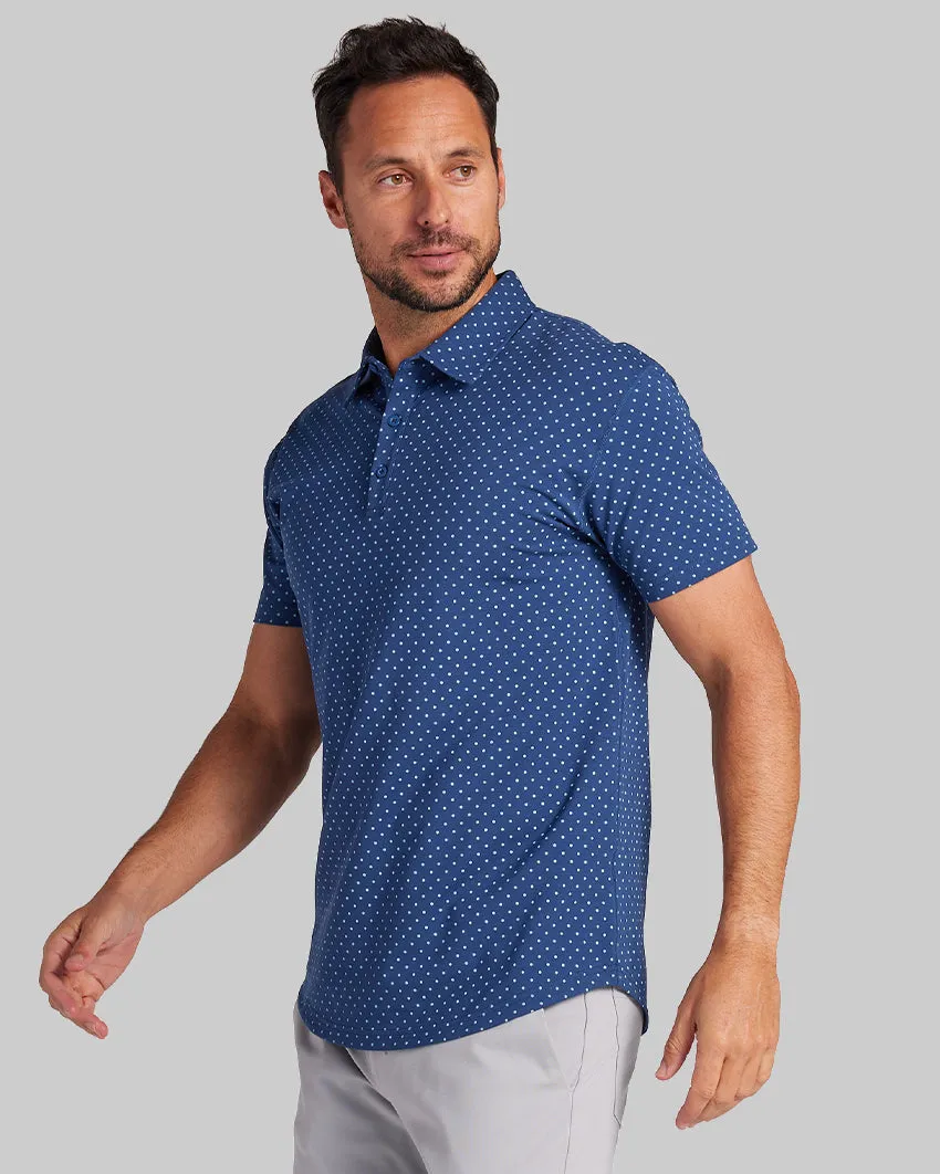 Drop-Cut: LUX Dotted Polo <!-- Size M -->