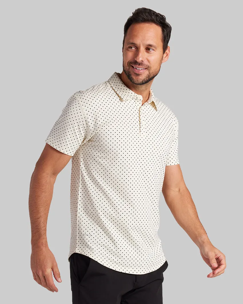 Drop-Cut: LUX Dotted Polo <!-- Size M -->