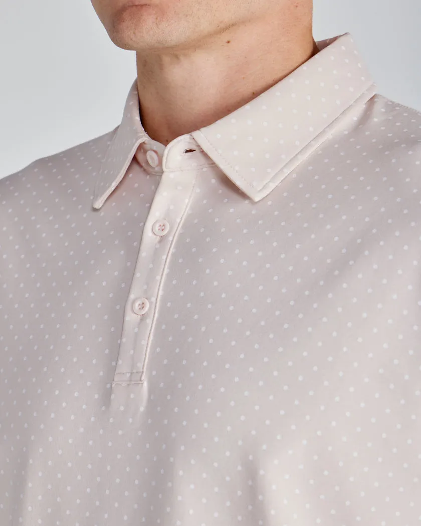 Drop-Cut: LUX Dotted Polo <!-- Size M -->