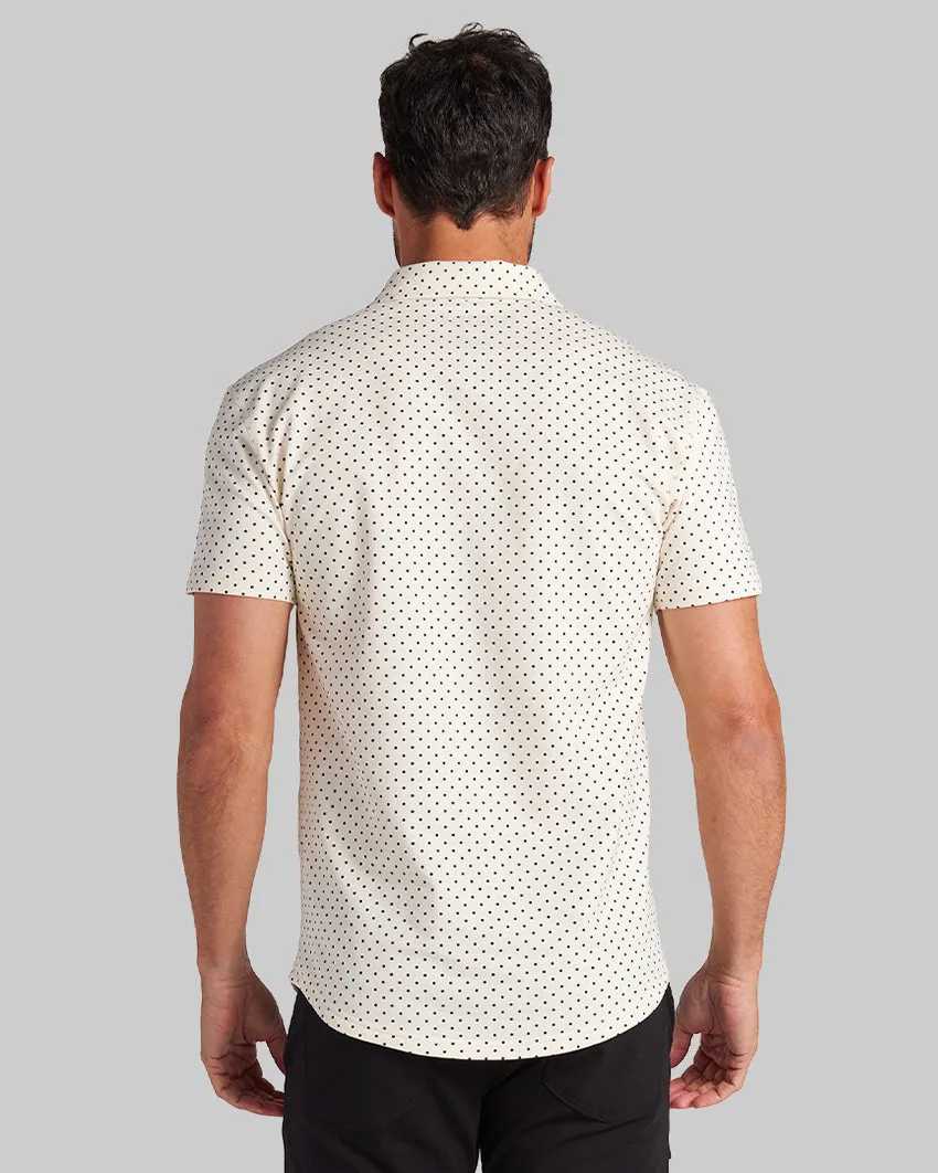 Drop-Cut: LUX Dotted Polo <!-- Size M -->