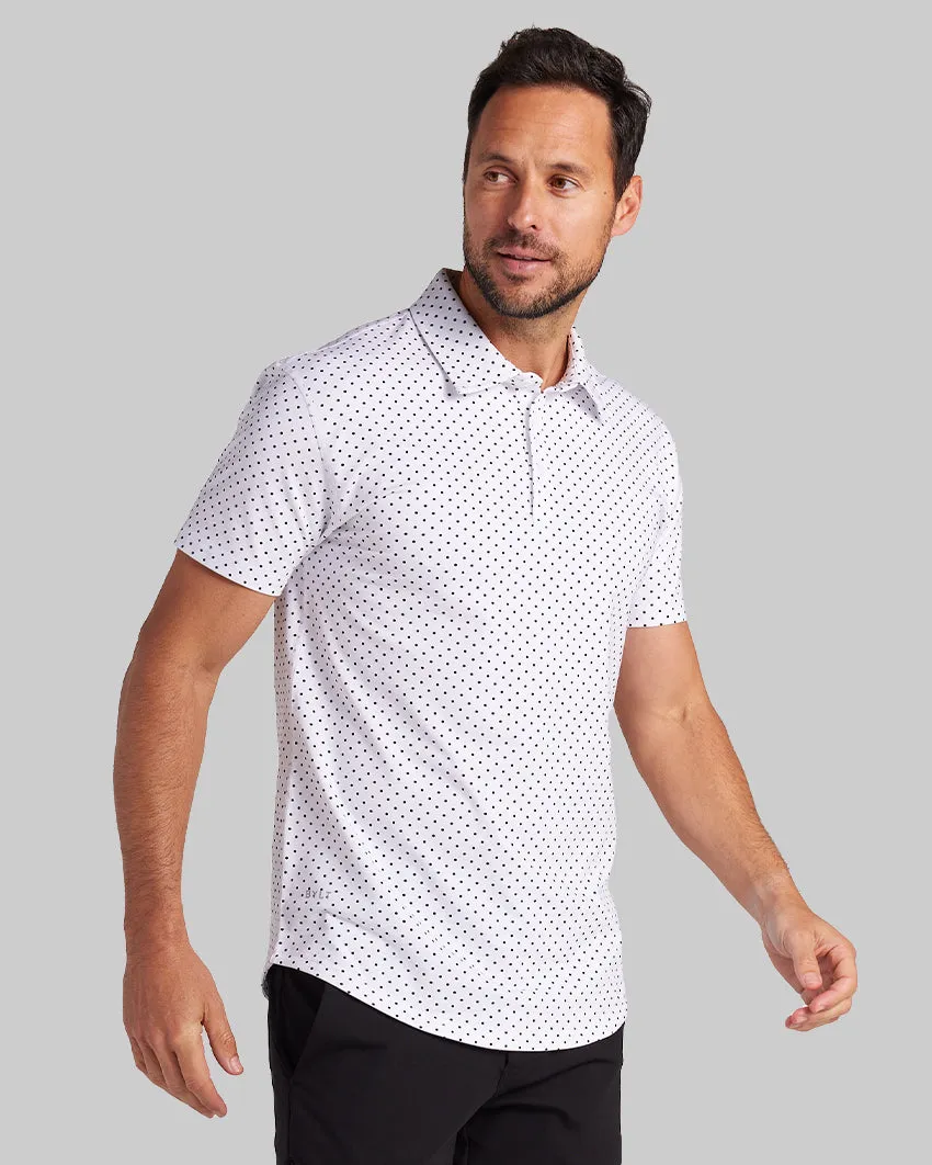 Drop-Cut: LUX Dotted Polo <!-- Size M -->