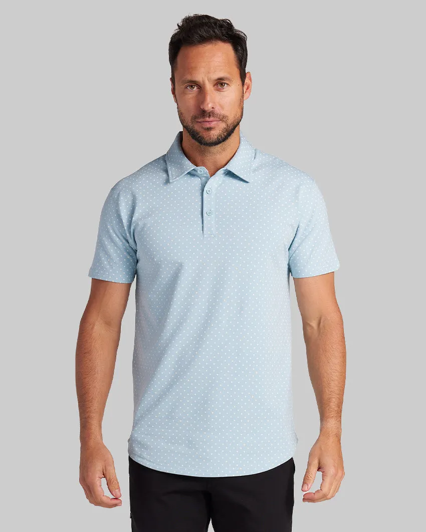 Drop-Cut: LUX Dotted Polo <!-- Size M -->