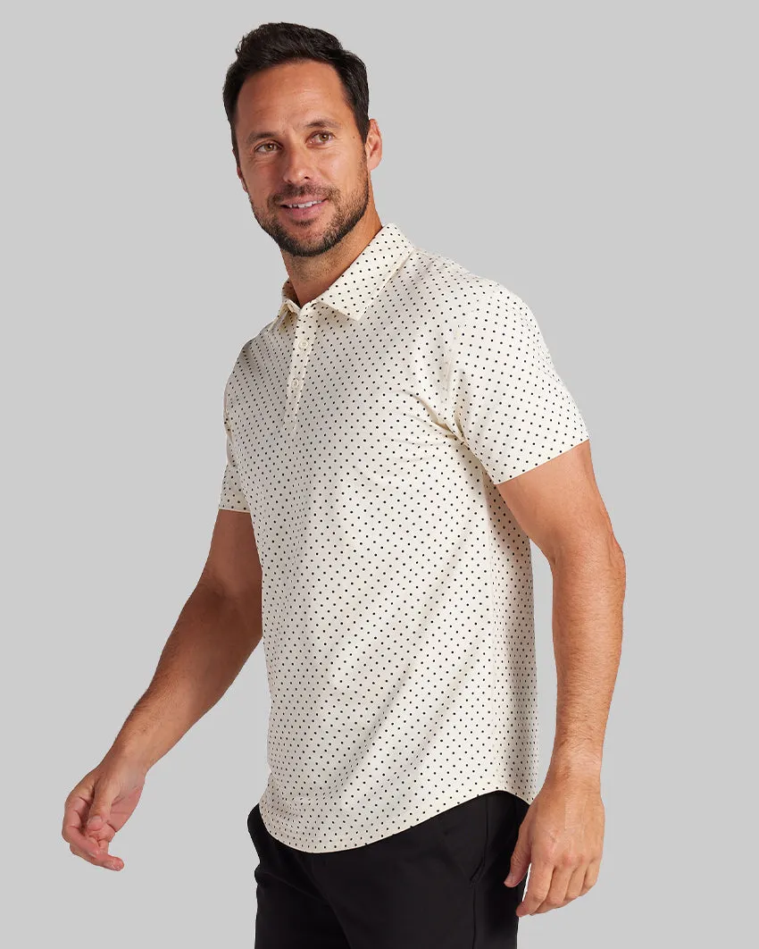 Drop-Cut: LUX Dotted Polo <!-- Size M -->