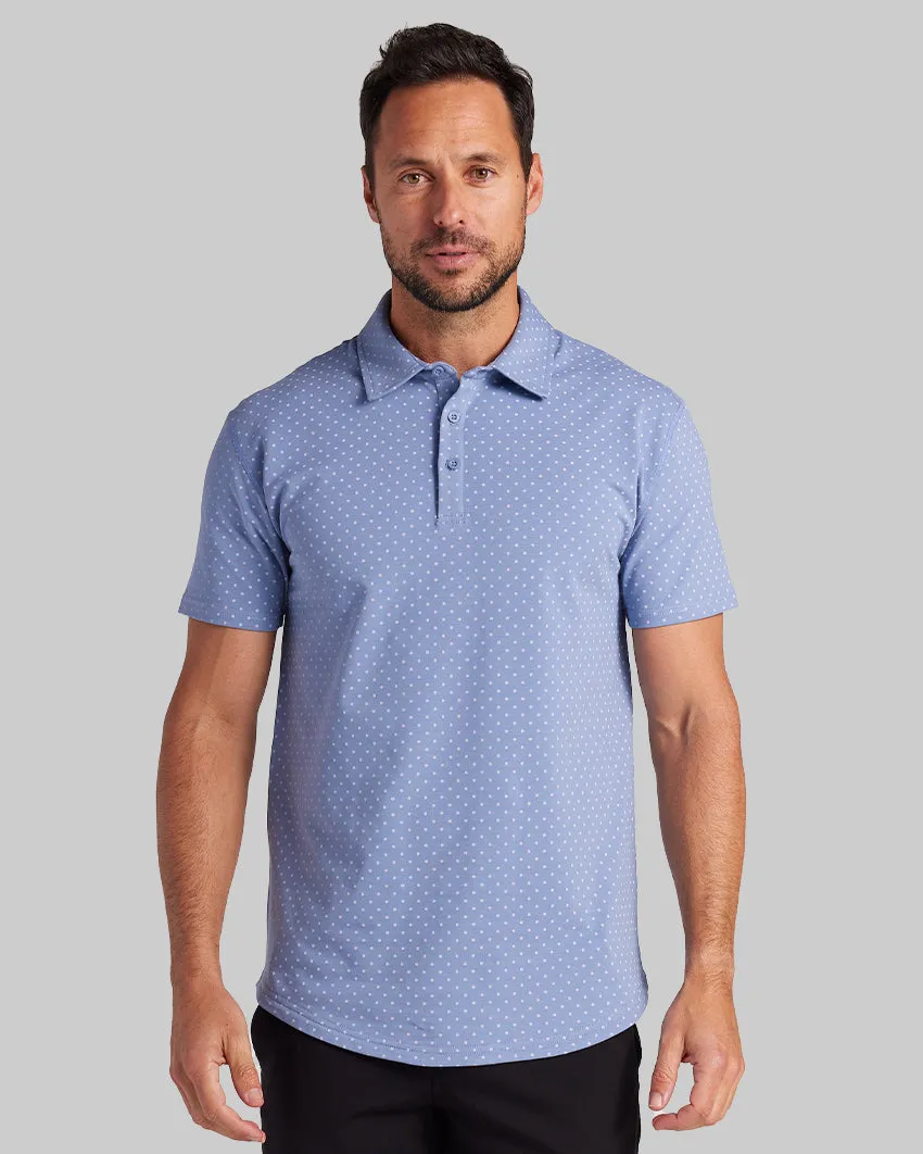 Drop-Cut: LUX Dotted Polo <!-- Size M -->