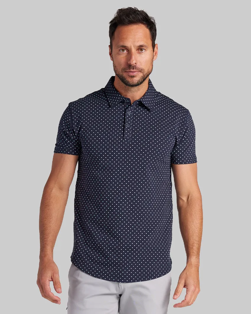 Drop-Cut: LUX Dotted Polo <!-- Size M -->