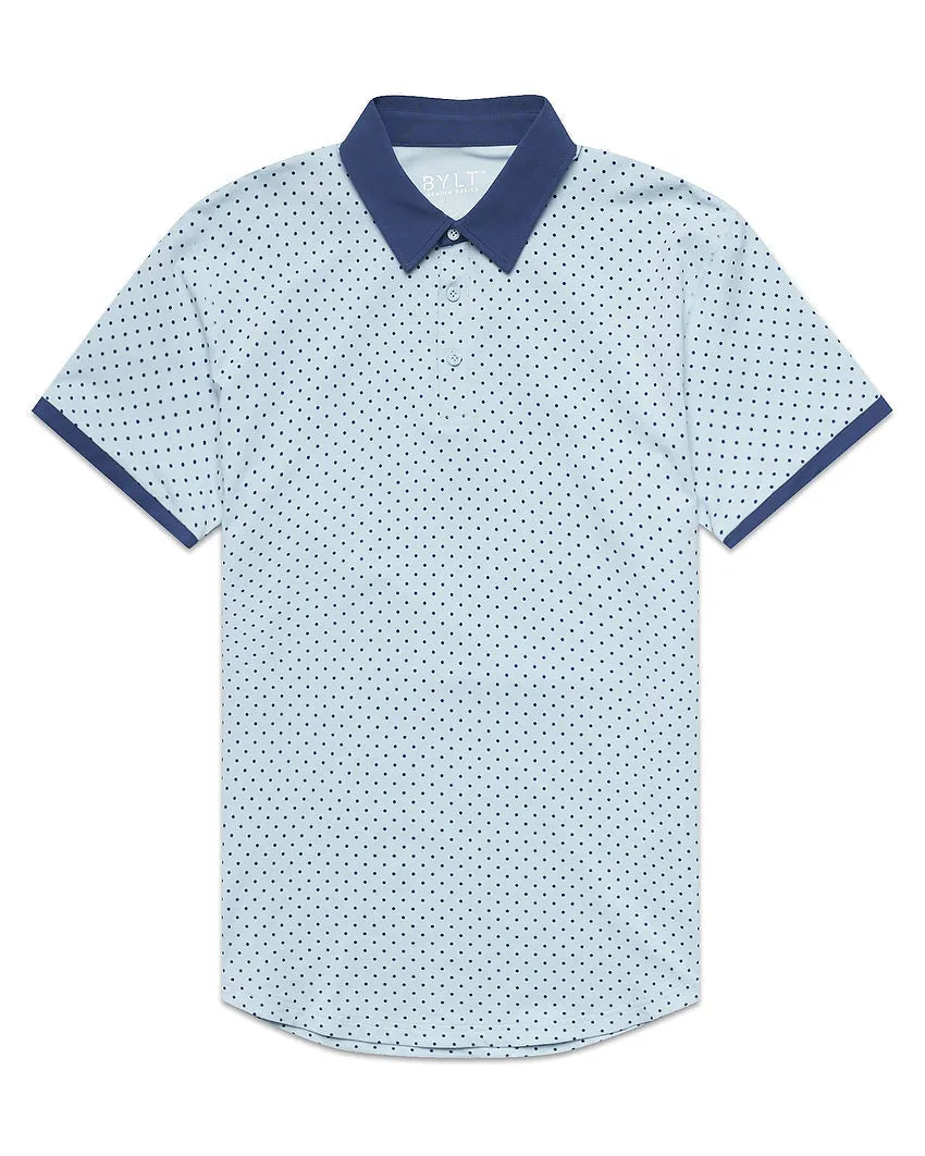 Drop-Cut: LUX Dotted Polo <!-- Size M -->