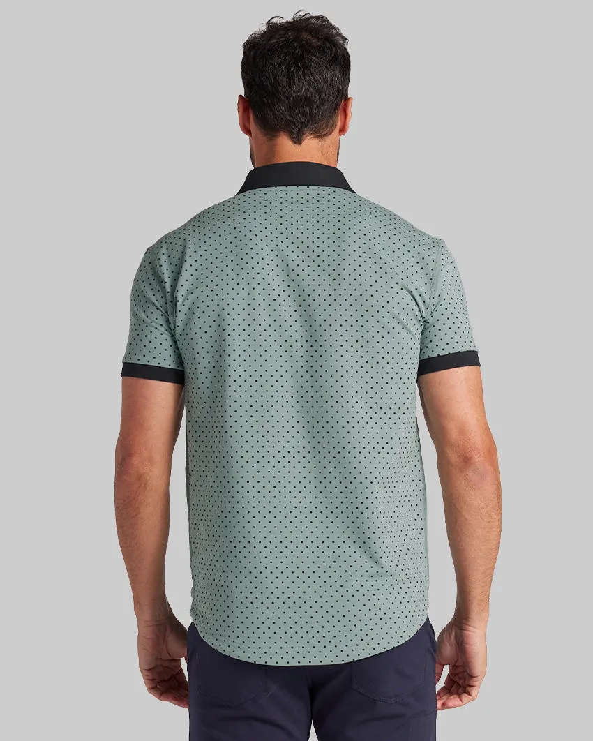 Drop-Cut: LUX Dotted Polo <!-- Size M -->