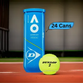 Dunlop Australian Open Tennis Balls Carton (24 Cans)