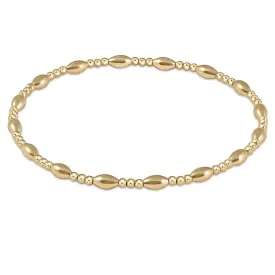 enewton harmony joy pattern 2mm bead bracelet - gold