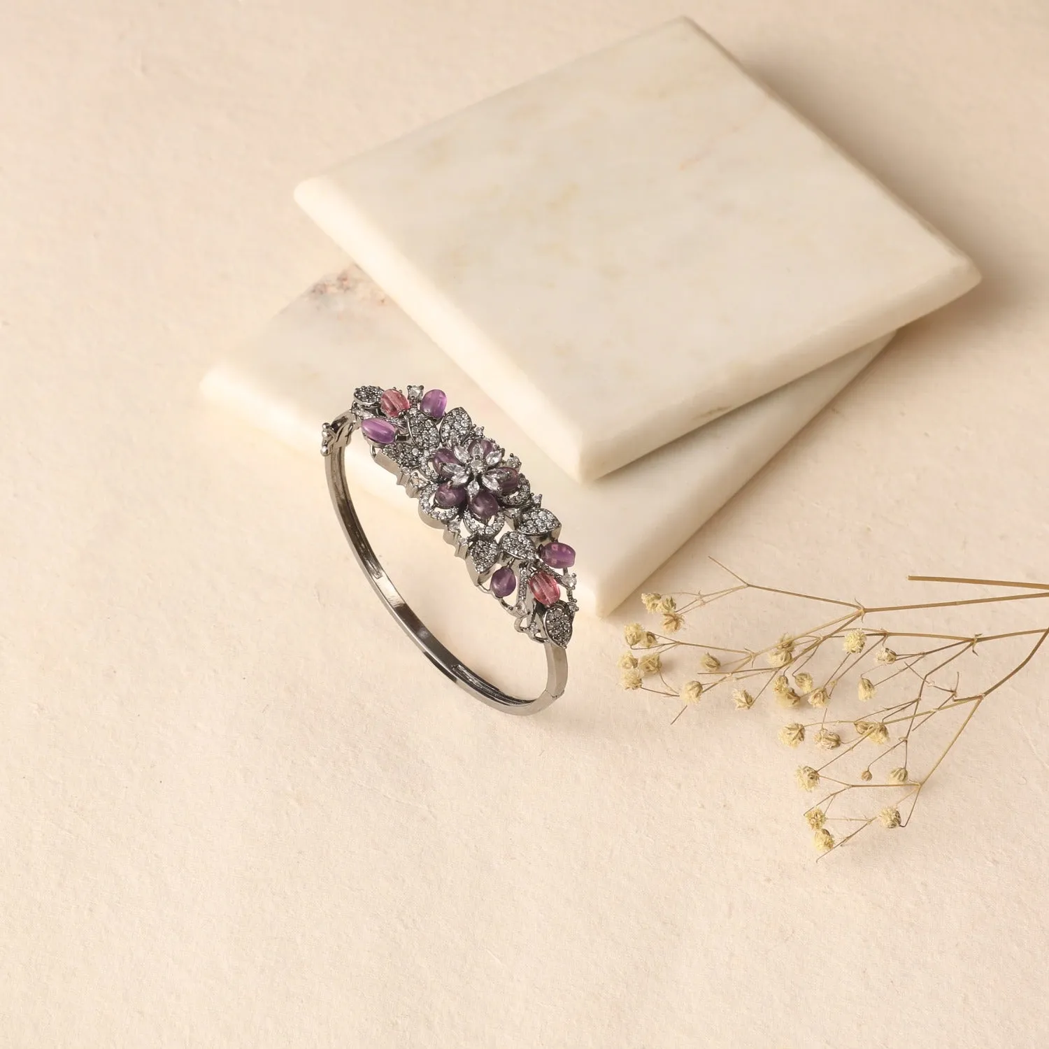 Floral Bloom CZ Bracelet