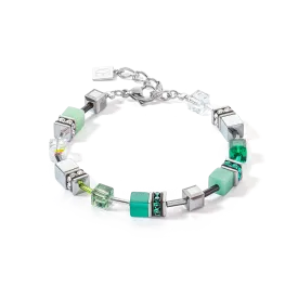 GeoCUBE® Iconic bracelet silver-green