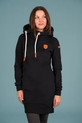 Kaylan Hoodie Dress Black