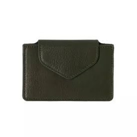 LANIUS x O MY BAG Harmonica wallet 14158 dark olive 688 women