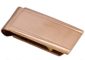 Mens Chocolate Stainless Steel Money Clip