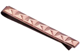 Mens Chocolate Stainless Steel Tie Clip