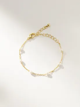 Pearl and Chain Bracelet