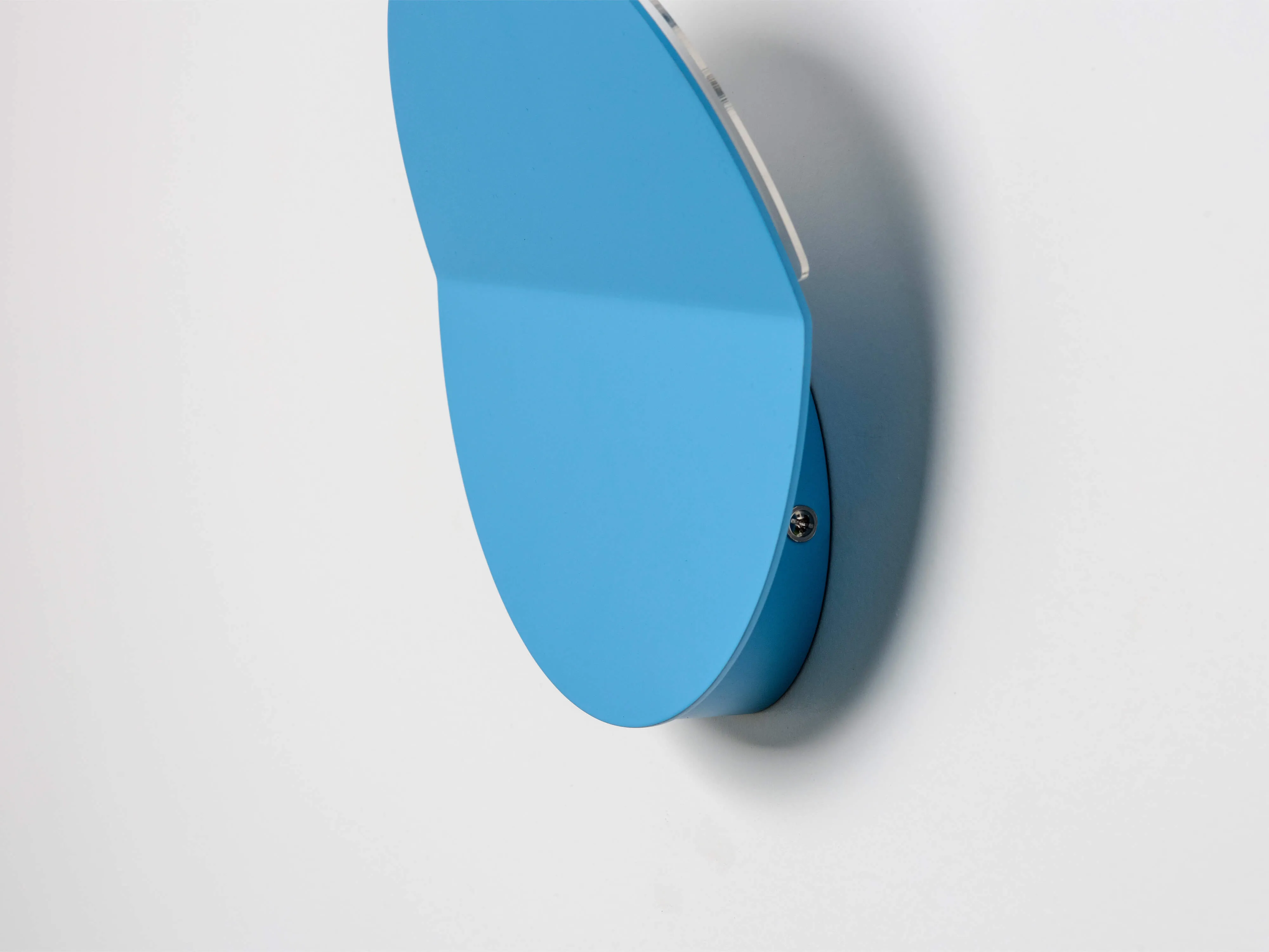 Pool blue diffuser wall light