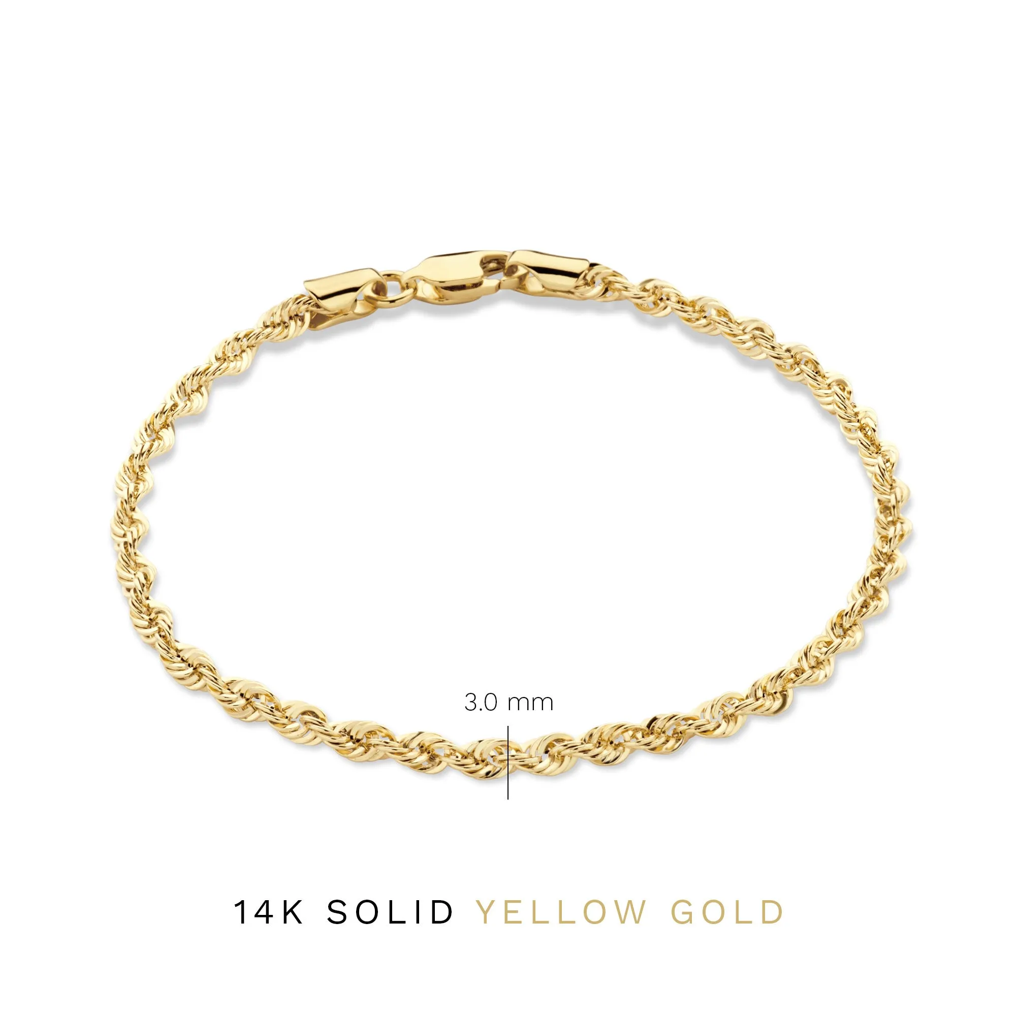 14K Gold Rivoli Violette Bracelet with Elegant Twist Design