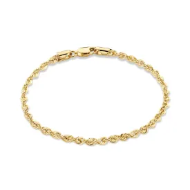 14K Gold Rivoli Violette Bracelet with Elegant Twist Design