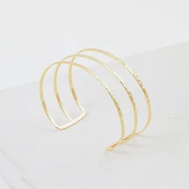 Sayla Hammered Bangle