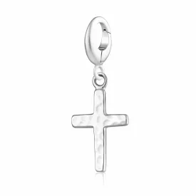 Silver Cross Charm