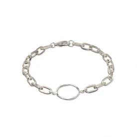 Silver Paperclip Bracelet