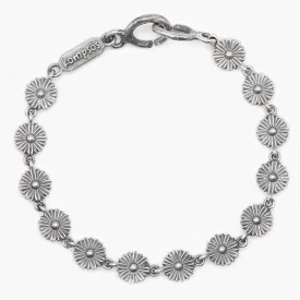 Sunflowers Sterling Silver Bracelet