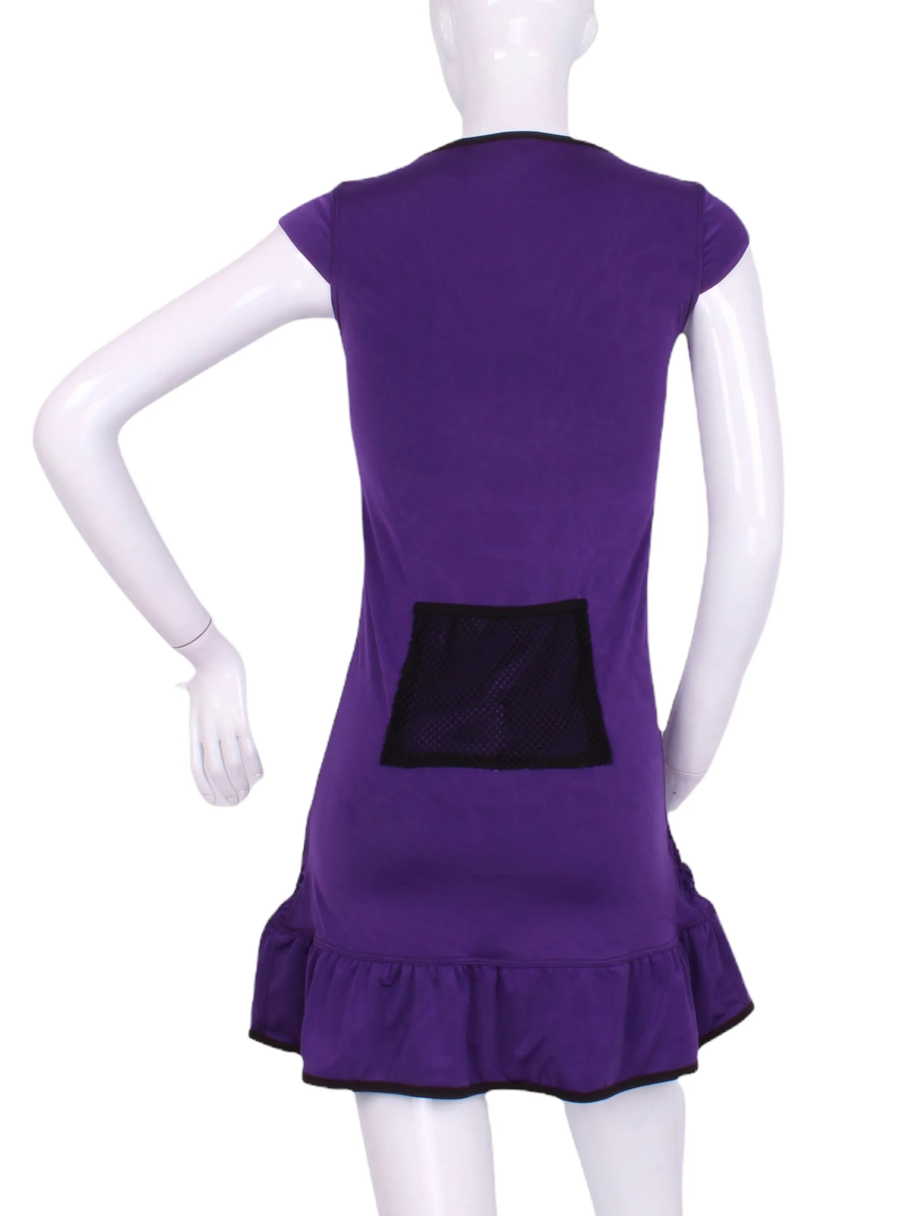 The Purple Monroe Tennis Dress With Ruching