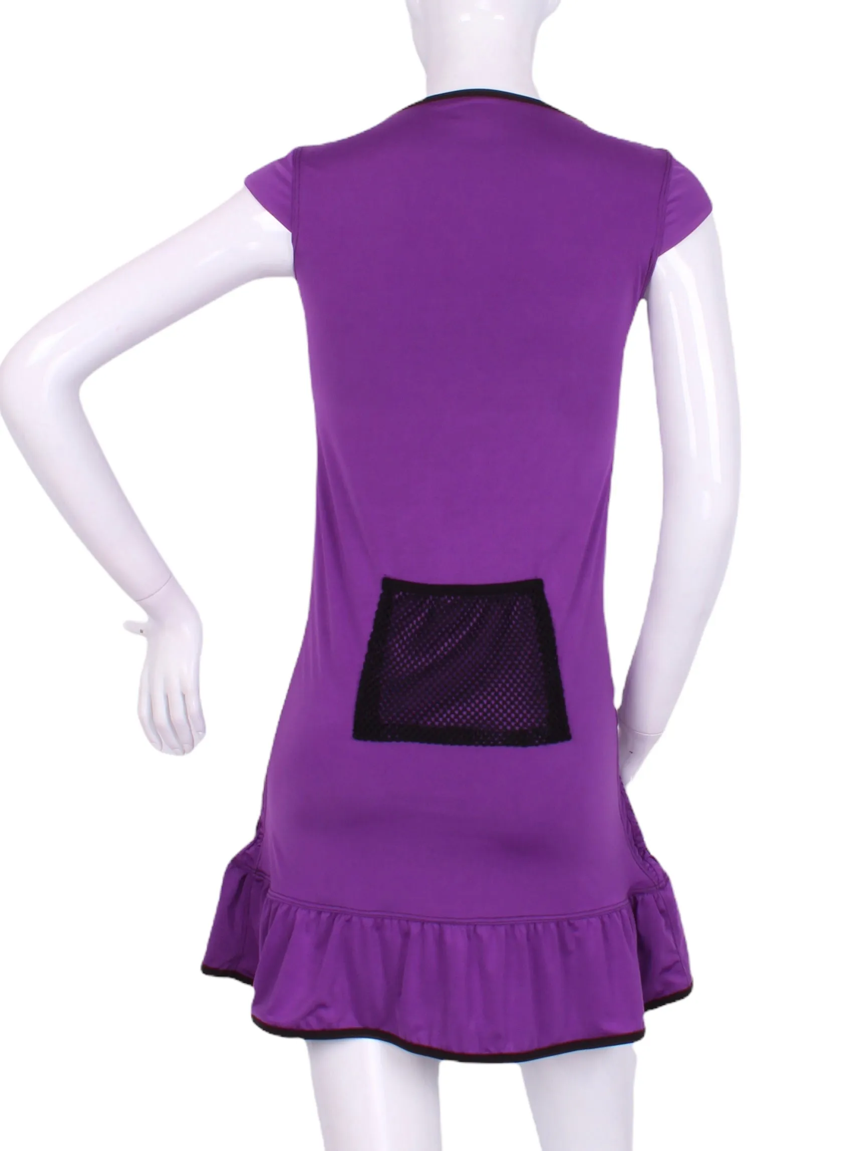 The Purple Monroe Tennis Dress With Ruching